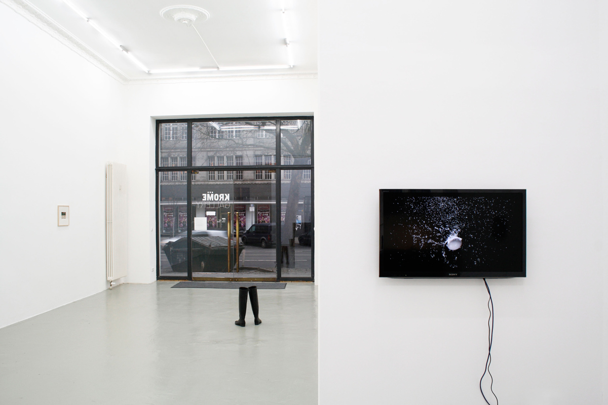 Installation view from Tarje Eikanger Gullaksen's exhibition Act Zero at Krome Gallery