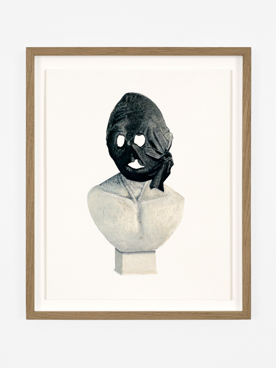 Gouache painting Unstable Identities by Tarje Eiknager Gullaksen