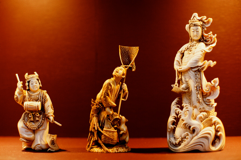 Chinese and Japanese Ivory Sculptures